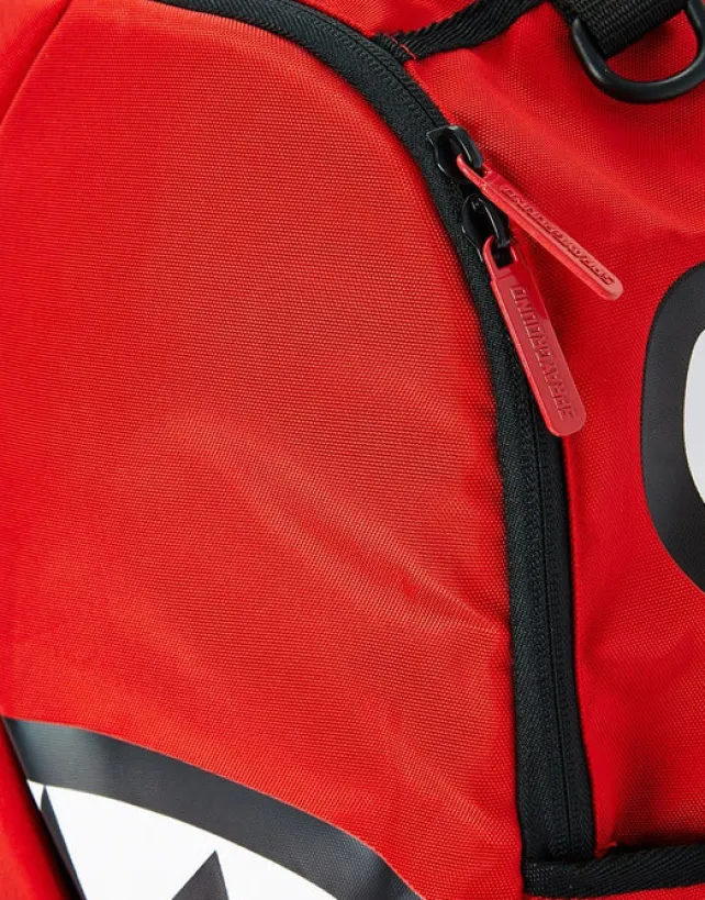 BACKPACKS>SPRAYGROUND ANGLED SHARK (RED)