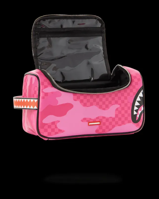 TOILETRIES AKA MONEY BAGS>SPRAYGROUND ANIME CAMO TOILETRY BAG