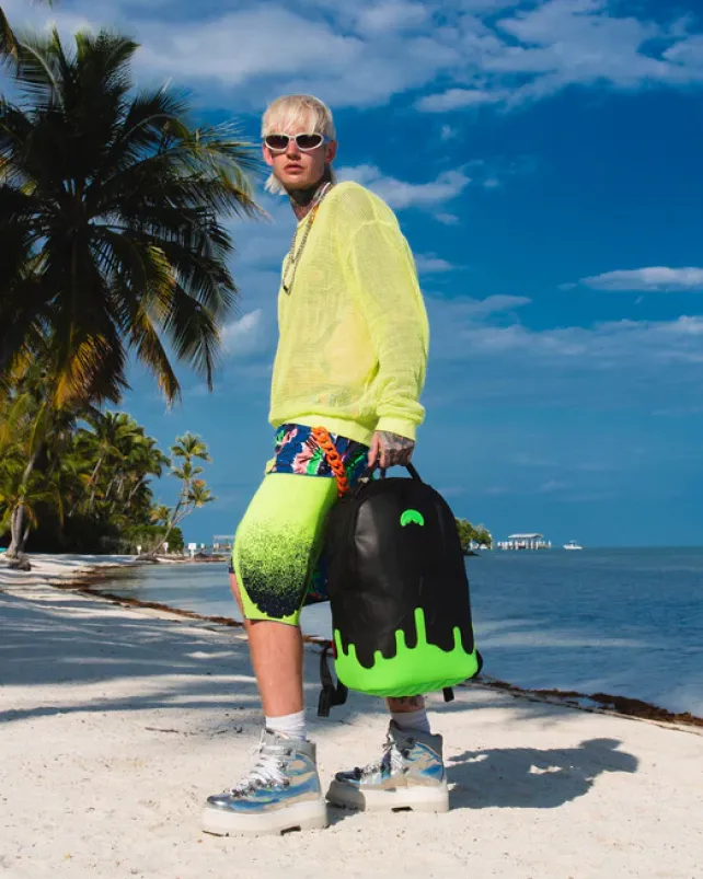 BACKPACKS>SPRAYGROUND ANTI-GRAVITY GREEN BACKPACK (DLXV)