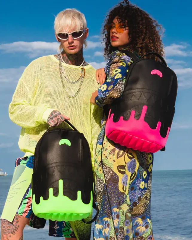 BACKPACKS>SPRAYGROUND ANTI-GRAVITY GREEN BACKPACK (DLXV)