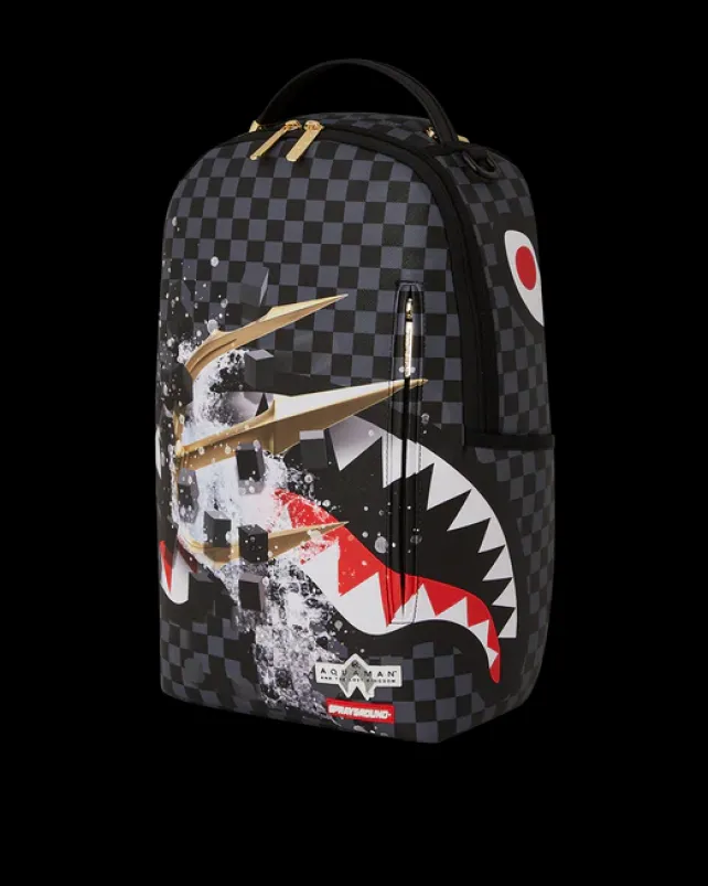 BACKPACKS>SPRAYGROUND AQUAMAN TRIDENT BACKPACK