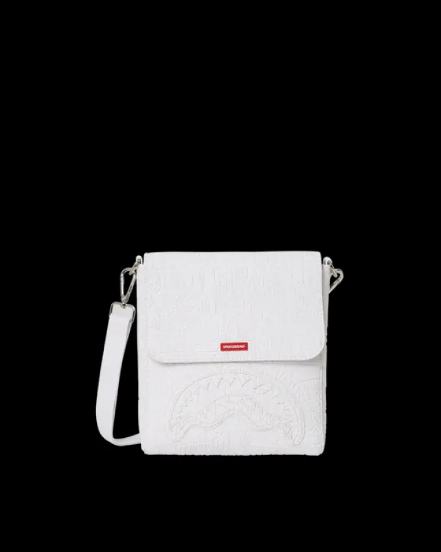 SLINGS|CROSSBODYS>SPRAYGROUND ARCTIC WOLFPACK MESSENGER SLING BAG