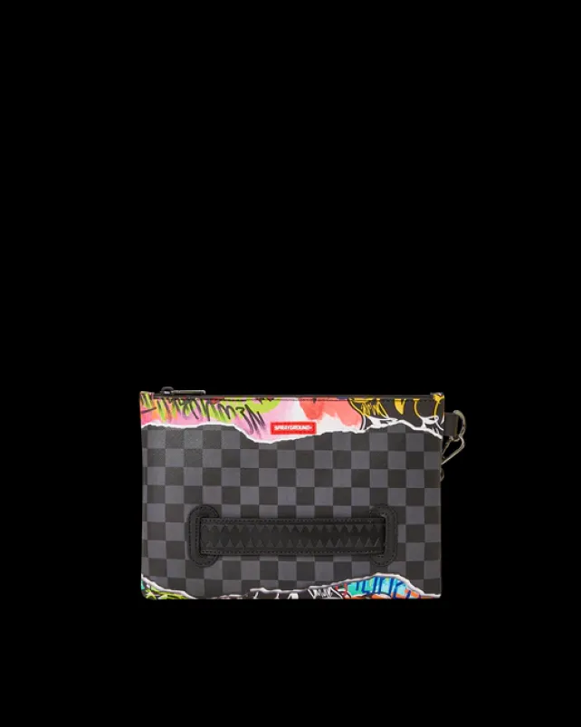 CROSSOVER CLUTCHES>SPRAYGROUND ARTISTIC PURSUIT CROSSOVER CLUTCH
