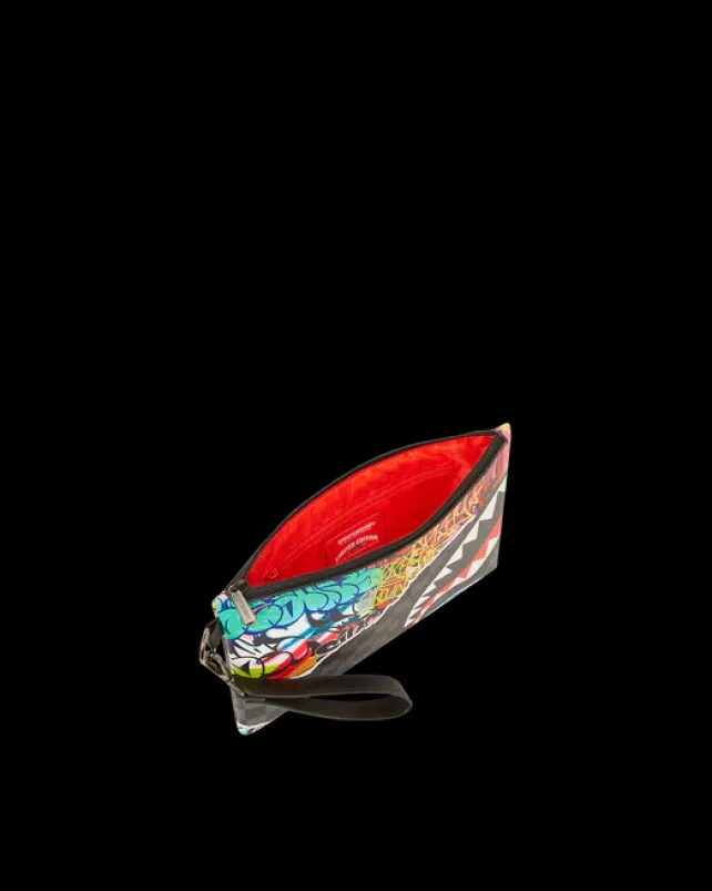 CROSSOVER CLUTCHES>SPRAYGROUND ARTISTIC PURSUIT CROSSOVER CLUTCH
