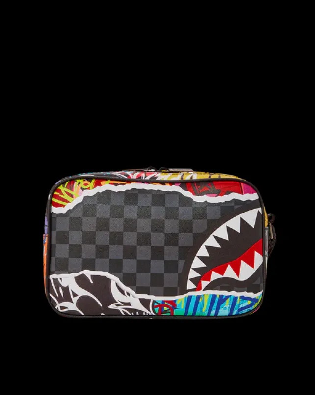 TOILETRIES AKA MONEY BAGS>SPRAYGROUND ARTISTIC PURSUIT TOILETRY BAG