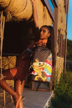 BACKPACKS>SPRAYGROUND ASTROMANE SHARKS IN SPACE BACKPACK (DLXV)
