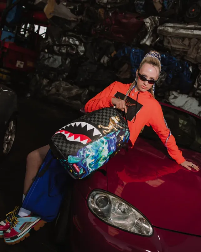 BACKPACKS>SPRAYGROUND ASTROMANE WELCOME TO MY WORLD BACKPACK (DLXV)