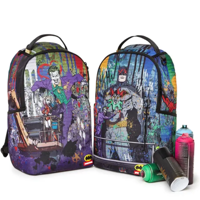 BACKPACKS>SPRAYGROUND BATMAN MURAL BY JOKER