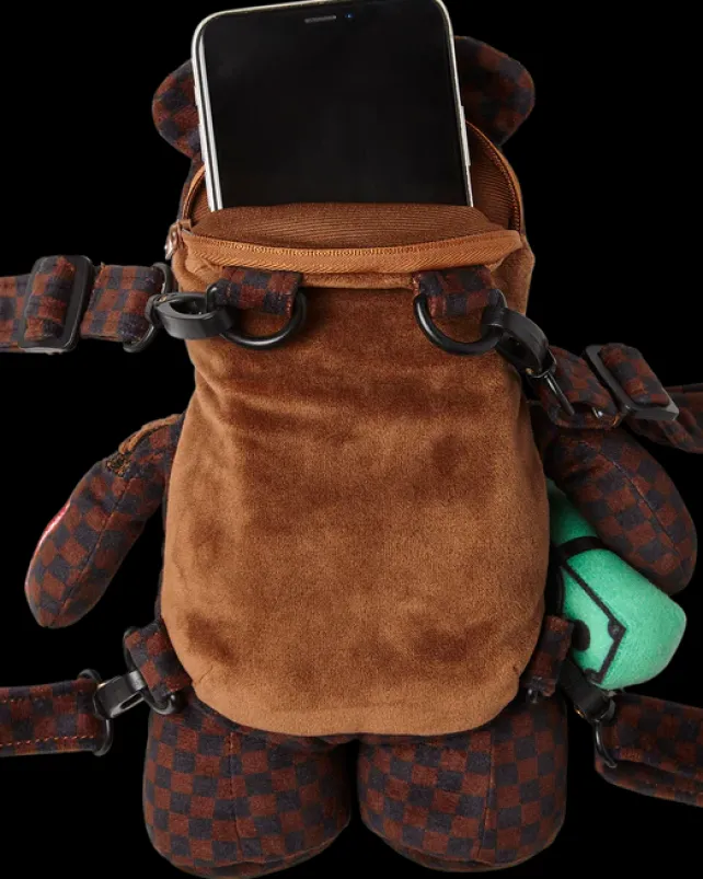 TEDDY BEAR BACKPACKS|BEAR CUBS>SPRAYGROUND BEAR CUB BACKPACK - SHARKS IN PARIS