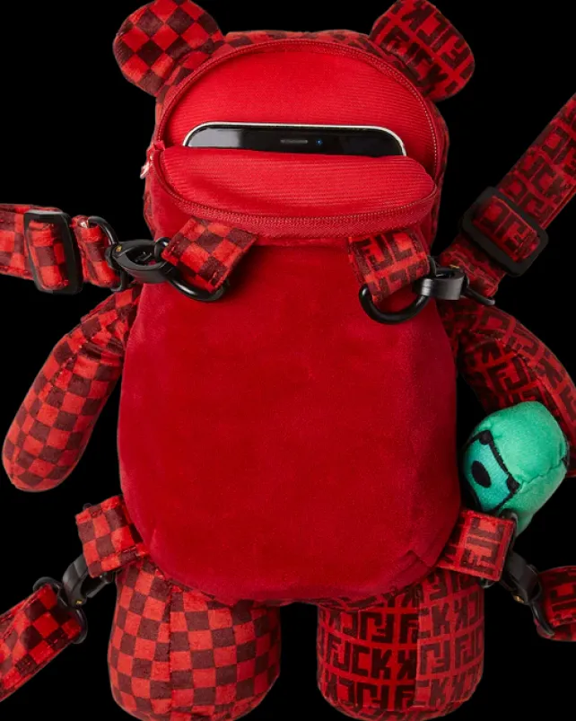 TEDDY BEAR BACKPACKS|BEAR CUBS>SPRAYGROUND BEAR CUB BACKPACK- VENI VIDI VICI