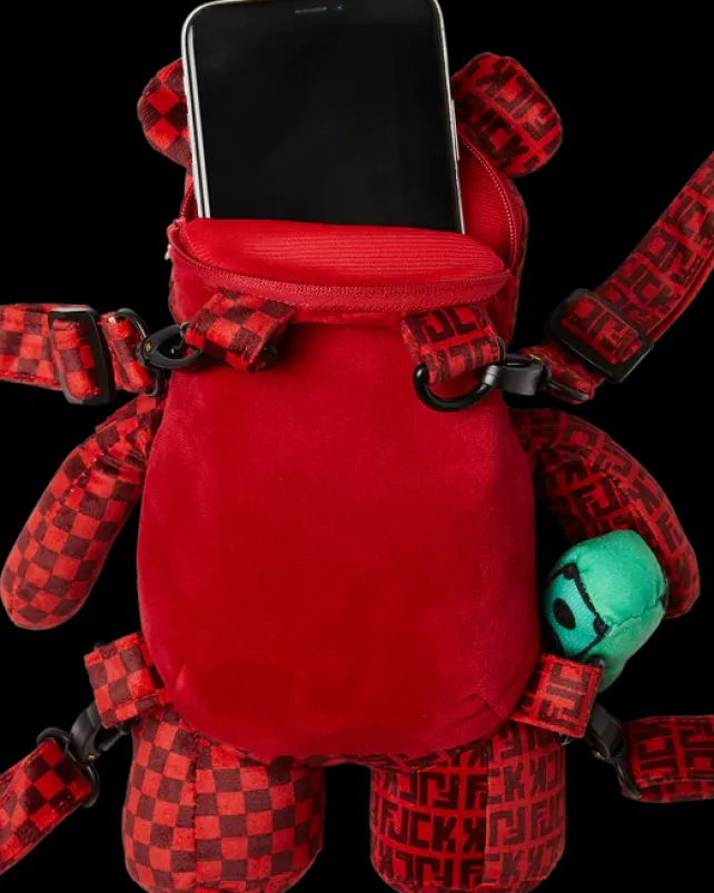 TEDDY BEAR BACKPACKS|BEAR CUBS>SPRAYGROUND BEAR CUB BACKPACK- VENI VIDI VICI