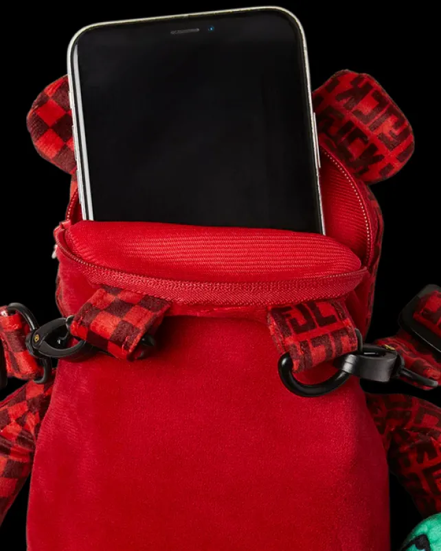 TEDDY BEAR BACKPACKS|BEAR CUBS>SPRAYGROUND BEAR CUB BACKPACK- VENI VIDI VICI