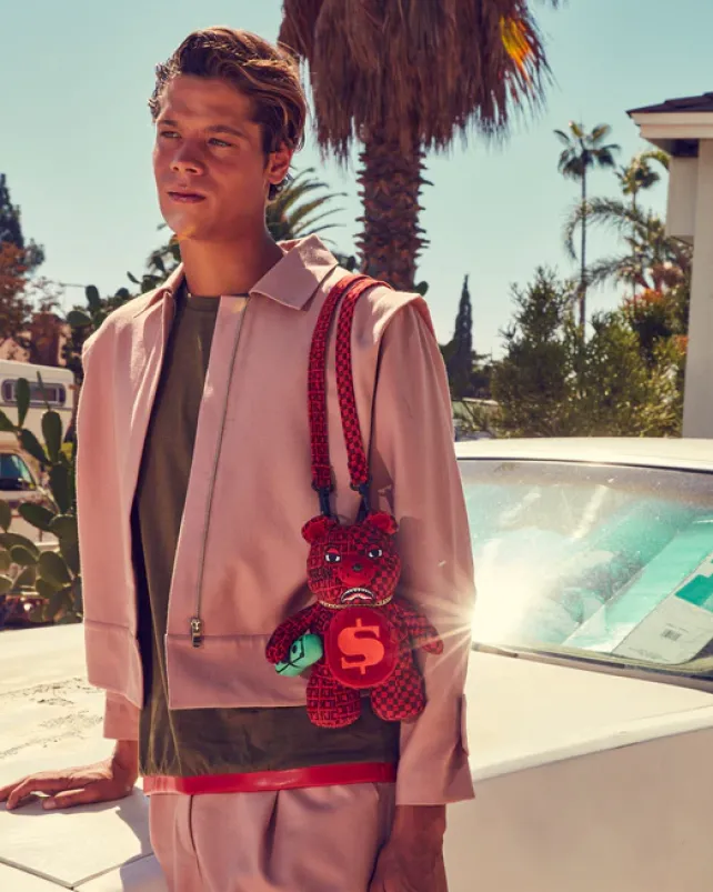 TEDDY BEAR BACKPACKS|BEAR CUBS>SPRAYGROUND BEAR CUB BACKPACK- VENI VIDI VICI
