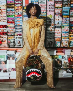 BACKPACKS>SPRAYGROUND BIG SKY FUR SHARK BACKPACK