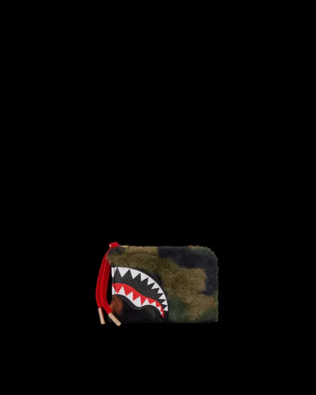 WALLETS>SPRAYGROUND BIG SKY FUR SHARK WALLET
