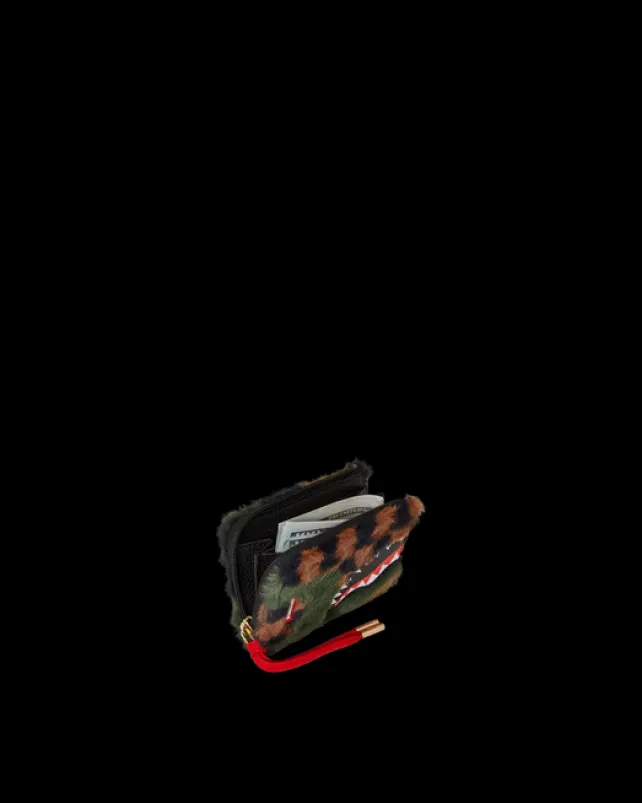WALLETS>SPRAYGROUND BIG SKY FUR SHARK WALLET