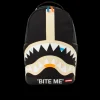 BACKPACKS>SPRAYGROUND BITE ME SHARK (BLACK) BACKPACK