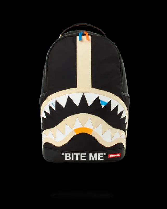 BACKPACKS>SPRAYGROUND BITE ME SHARK (BLACK) BACKPACK