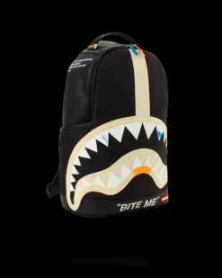 BACKPACKS>SPRAYGROUND BITE ME SHARK (BLACK) BACKPACK