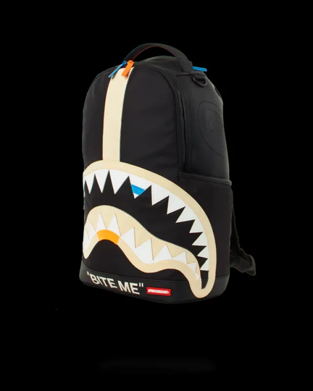 BACKPACKS>SPRAYGROUND BITE ME SHARK (BLACK) BACKPACK