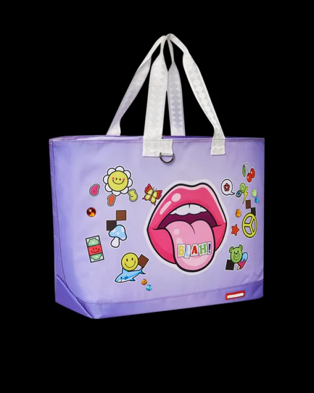 TOTES|BEACH & GYM TOTES>SPRAYGROUND BLAH! BEACH TOTE