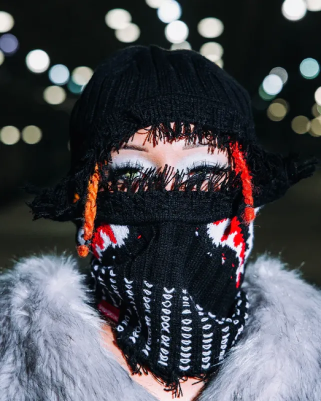 SKI MASKS|COLD WEATHER GEAR>SPRAYGROUND BOHEMIAN FULL FACE SKI MASK