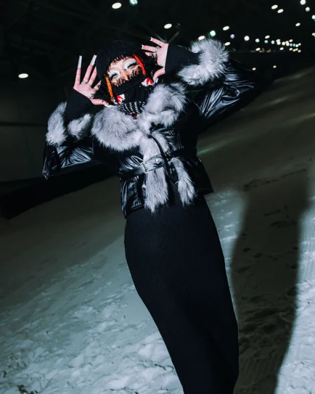 SKI MASKS|COLD WEATHER GEAR>SPRAYGROUND BOHEMIAN FULL FACE SKI MASK