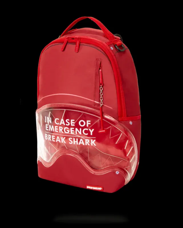 BACKPACKS>SPRAYGROUND BREAK IN CASE OF EMERGENCY SHARK (DLXR)