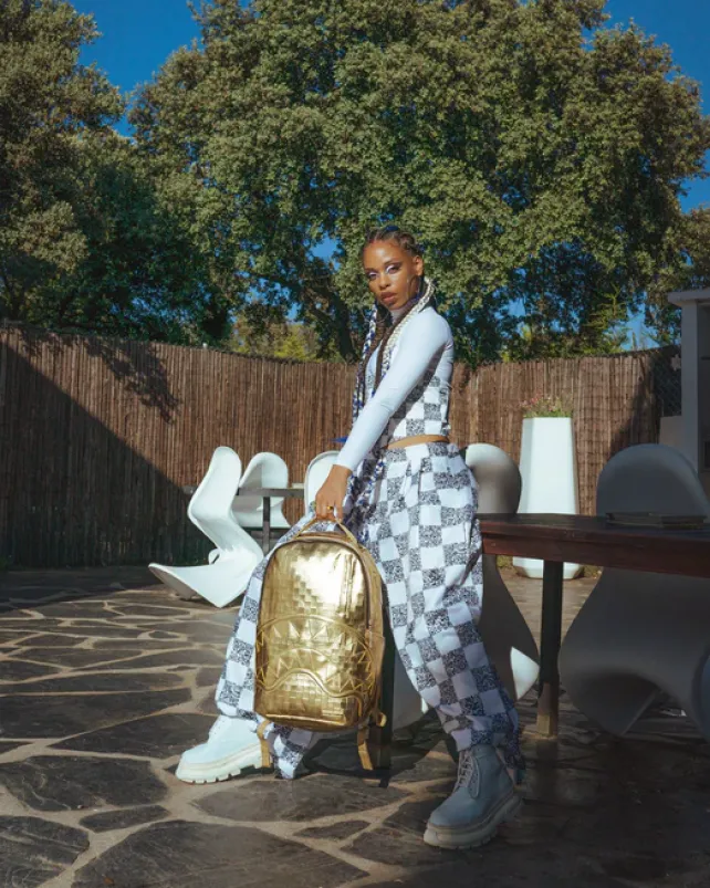BACKPACKS>SPRAYGROUND BRICKS ON BRICKS BACKPACK (DLXV)