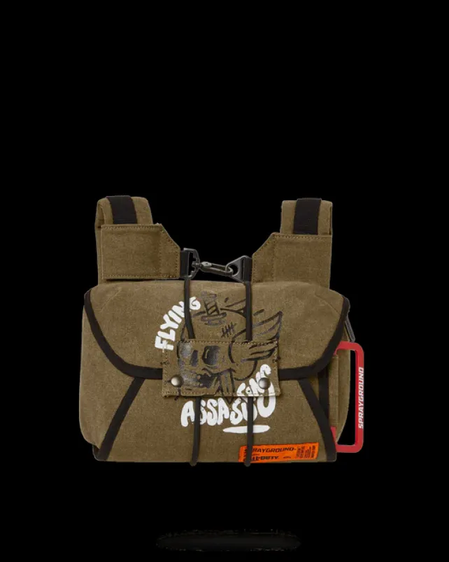 CROSSBODYS>SPRAYGROUND CALL OF DUTY FLYING ASSASSINS PARACHUTE CHESTPACK