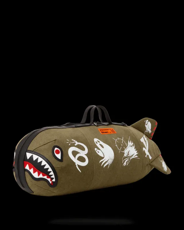 DUFFLES>SPRAYGROUND CALL OF DUTY SHARK TORPEDO DUFFLE