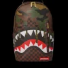 BACKPACKS>SPRAYGROUND CAMO DRIP SHARKS IN PARIS BACKPACK (DLXV)