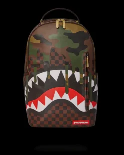 BACKPACKS>SPRAYGROUND CAMO DRIP SHARKS IN PARIS BACKPACK (DLXV)