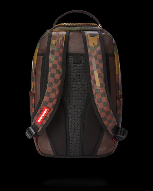 BACKPACKS>SPRAYGROUND CAMO DRIP SHARKS IN PARIS BACKPACK (DLXV)