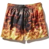 SWIMWEAR>SPRAYGROUND CAMO FIRE SHOTO SWIM TRUNKS