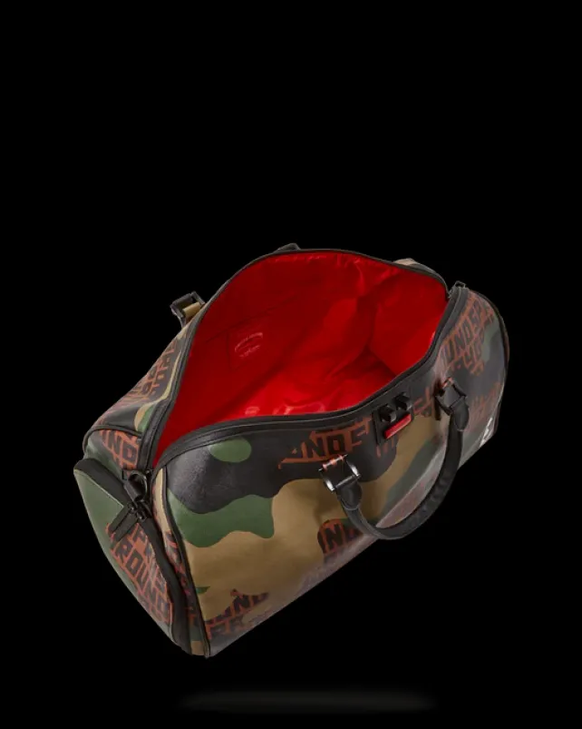 DUFFLES>SPRAYGROUND CAMO INFINITI DUFFLE