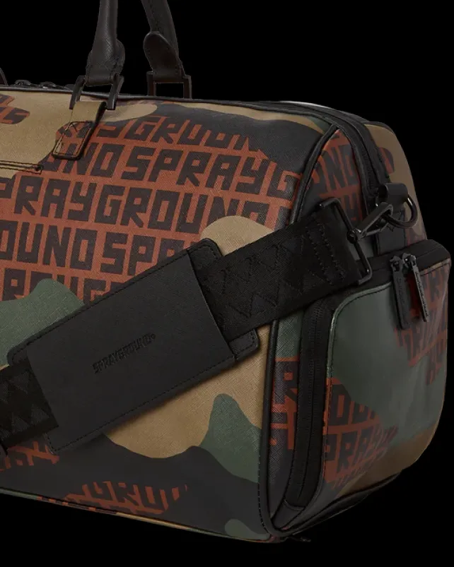 DUFFLES>SPRAYGROUND CAMO INFINITI DUFFLE