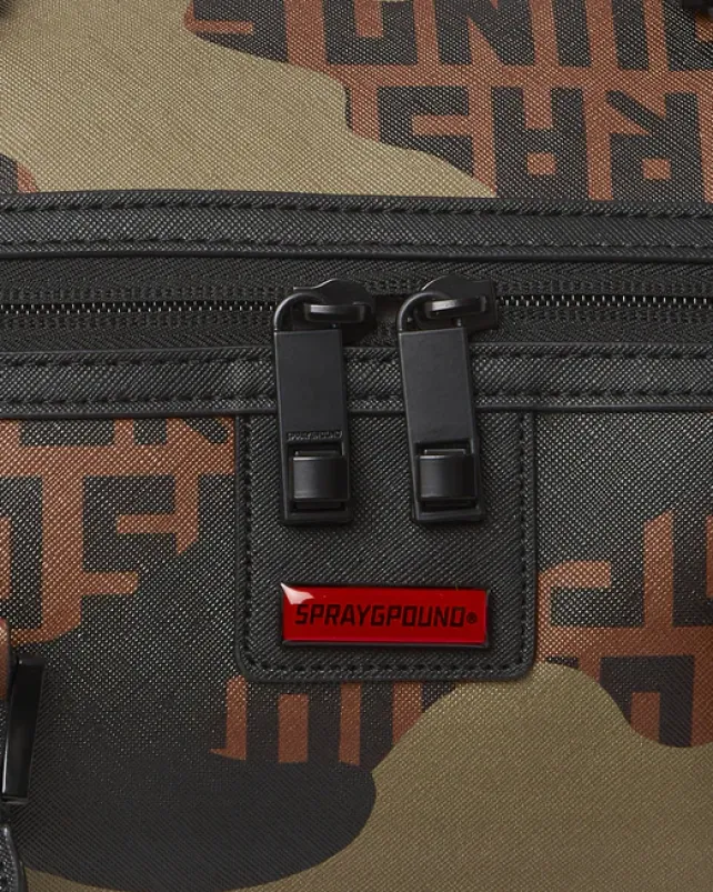 DUFFLES>SPRAYGROUND CAMO INFINITI DUFFLE