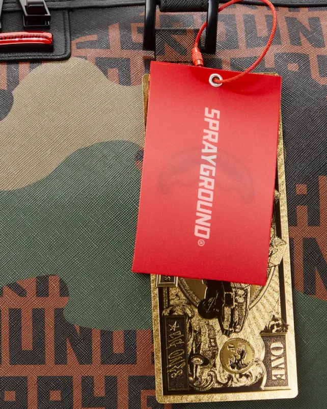 DUFFLES>SPRAYGROUND CAMO INFINITI DUFFLE