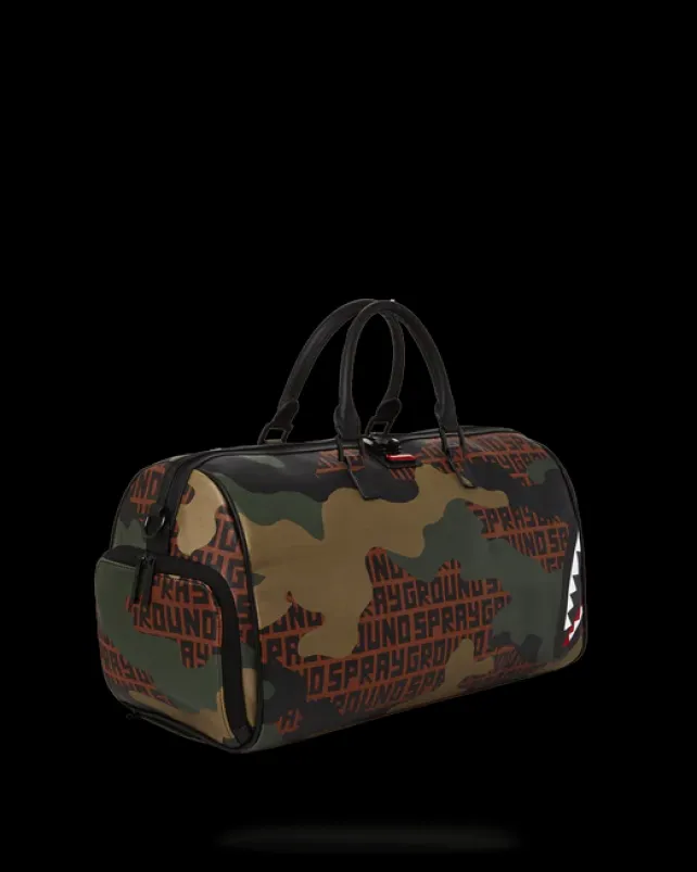 DUFFLES>SPRAYGROUND CAMO INFINITI DUFFLE