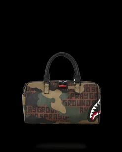 DUFFLES>SPRAYGROUND CAMO INFINITI MINI DUFFLE