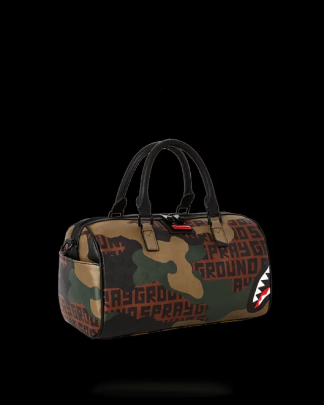 DUFFLES>SPRAYGROUND CAMO INFINITI MINI DUFFLE