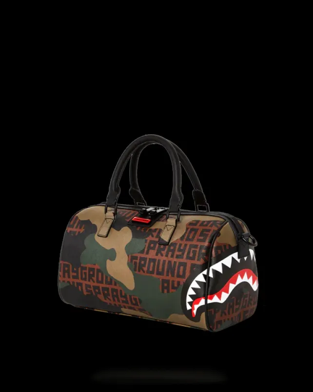 DUFFLES>SPRAYGROUND CAMO INFINITI MINI DUFFLE