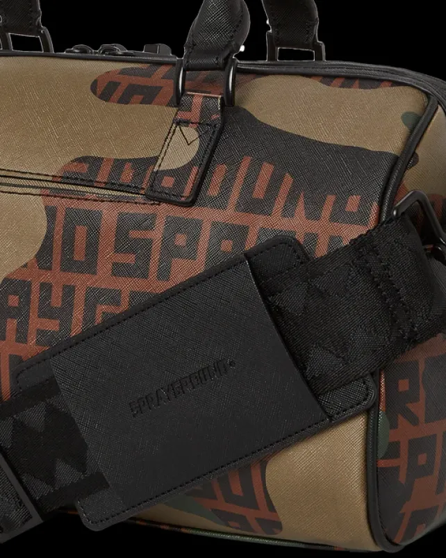 DUFFLES>SPRAYGROUND CAMO INFINITI MINI DUFFLE