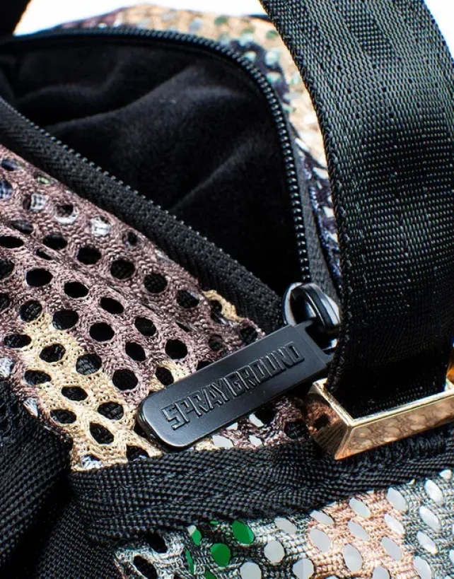 BACKPACKS>SPRAYGROUND CAMO MESH SHARK