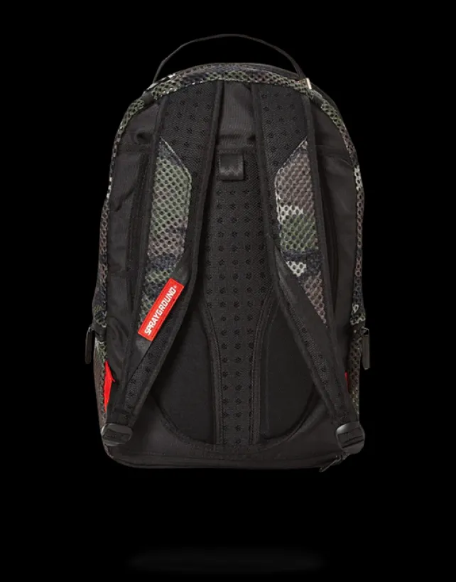 BACKPACKS>SPRAYGROUND CAMO MESH SHARK