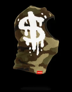 SKI MASKS>SPRAYGROUND CAMO MONEY DRIP SKI MASK