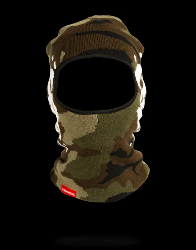 SKI MASKS>SPRAYGROUND CAMO MONEY DRIP SKI MASK