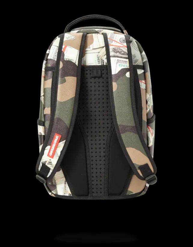 BACKPACKS>SPRAYGROUND CAMO MONEY SHARK