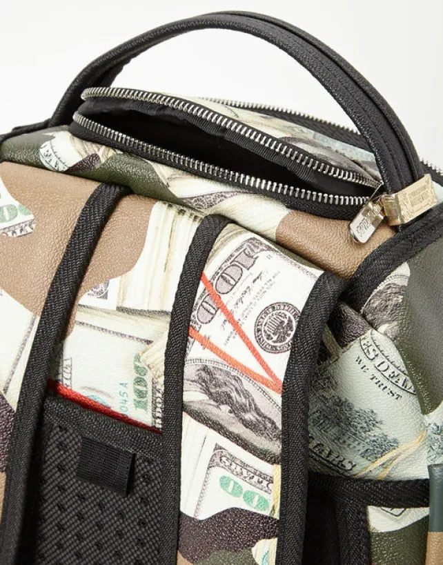 BACKPACKS>SPRAYGROUND CAMO MONEY SHARK
